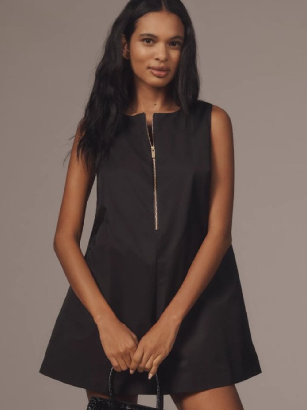 Anthropologie Reversable Sleeveless Front-Strap Deep-V Romper Sz L NWOT